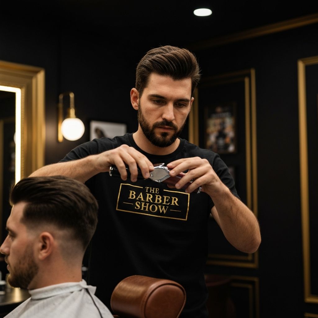 Master barber at work
